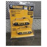 NEW Dewalt 2 Pack 20V Batteries