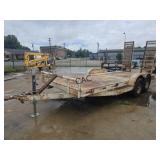 **2010 R&D 83"X18 T/A Equipment Trailer w/Ramps