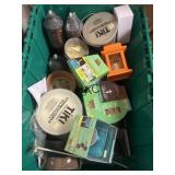 Box Lot of NEW Tiki Torch Items and Accessories