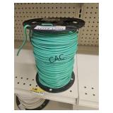 Used Spool of Green 10 Strand Copper Wire
