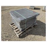 NEW 8pcs 36"X36" Dark Gray 2 1/2" Textured Paver