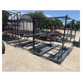 Lot of 6 Metal Racks