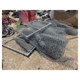 Lot of Used Chainlink Fencing w/ Walkthrough Gates