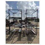 Lot of 2 Metal Racks