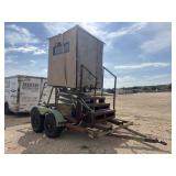 Homemade Scissor Lift Deer Blind on Trailer