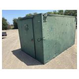8ï¿½x10ï¿½ Military Container w/Toolbox & Cabinets