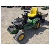 John Deere Lawn Tractor w/Pull Behind Wagon