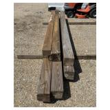 Lot of 6pcs - 6"X6ï¿½X12ï¿½ Pine Posts