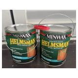 Lot of (2) 1Gal. Minwax Spar Urethane Clear Satin