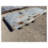 Lot of Assorted Size Flat Metal Sheets