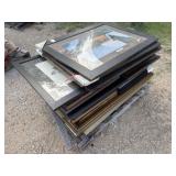 Pallet Lot of Assorted Antique Picture Frames