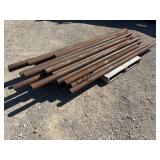 Lot of Assorted Size Round Fence Post