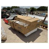 Topaz Fiberglass Bathtubs and Shower Surround Set