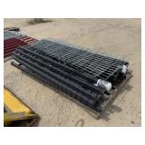 Lot of Metal Shelving w/6 Uprights & 12 Wire Grids