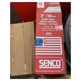 4 Boxes of Senco 15ga 2" Nails