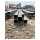6pc 12ga 1 1/2"X1 1/2" Square Tubing Approx. 21