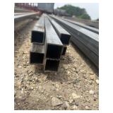 6pc 12ga 1 1/2"X1 1/2" Square Tubing Approx. 21