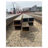 6pc 12ga 1 1/2"X2" Square Tubing Approx. 20