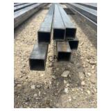 6pc 12ga 1 1/2"X1 1/2" Square Tubing Approx. 21