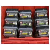 9 Plastic Totes of 1000ct Framing Nails