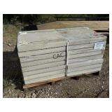NEW 16pcs 24"X24" Light Gray 2 1/2" Textured Paver