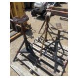 Lot of 3 Pipe Holder Stands