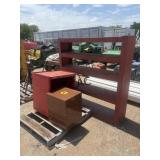 Lot of 3 Metal Shelves/Bins