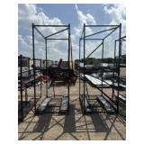 Lot of 10 Metal Racks