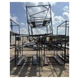 Lot of 12 Metal Racks