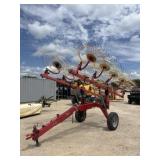 Enorossi 10 Wheel Hay Rake