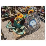 Pallet Lot of Assorted Metal Yard Art