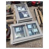 Lot of 4 Assorted Size Windows