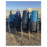 Lot of Assorted School Chairs