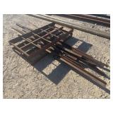 Lot of Assorted Size Cut Angle Iron