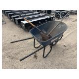 Wheel Barrow, Tamper & Shovel