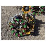 Lot of Metal Garden Art