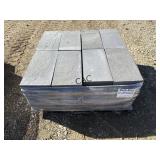 NEW 64pcs 10"X20" Dark Gray Textured Paver