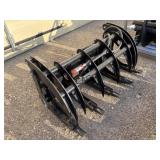 NEW Future Mini Skid Steer Curved Wood Grabber