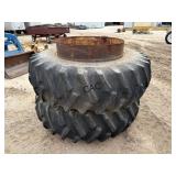 Lot of 2 Firestone 20.8-38 Tractor Duals