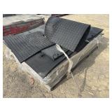 Lot of Assorted Rubber Stall Mats