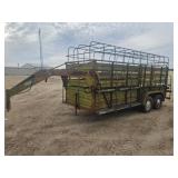 Homemade Gooseneck Cattle Trailer (BOS)