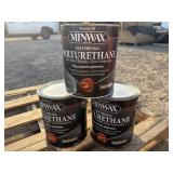 3gal of Minwax Warm Semi-Gloss Polyurethane