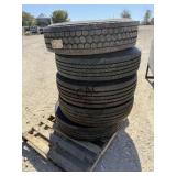 Lot of 4 295/75R225.5 Tires
