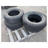 Lot of 4 LT275/65R18 Tires