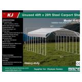 NEW All-Metal 40X20 Steel Carport Shed