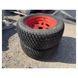 Lot of 2 Kubota Z421 Wheels and Tires