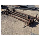 Lot of 4 Trailer Axles
