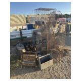 Lot of Animal Traps and Metal Window Bars