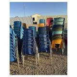 Lot of Assorted School Chairs