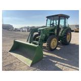 John Deere 5065E Cab/Air 4WD w/JD553 Loader/Bucket